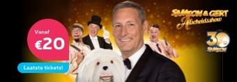 Boek nu je tickets voor het afscheid van Samson & Gert!