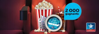 Jouez et gagnez 4 tickets Kinepolis, snacks et boissons compris !