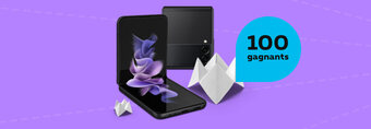 Gagnez le Samsung Galaxy Z Flip 3 pliable !
