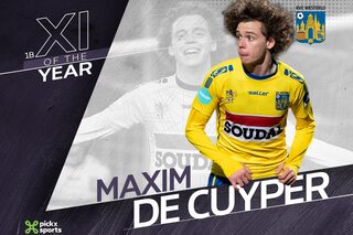 1B Pro League XI van het seizoen // LINKSACHTER // Maxim De Cuyper (KVC Westerlo)