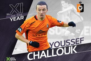 1B Pro League XI van het seizoen // RECHTSBUITEN // Youssef Challouk (SK Deinze)