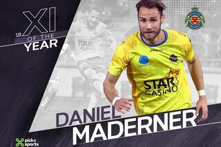 D1B - Notre 11 de la saison - ATTAQUANT (1): Daniel Maderner (Waasland-Beveren)