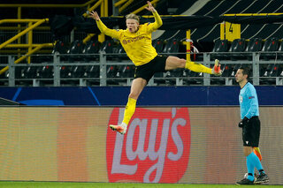 Dortmund kwalificeert zich met nieuwe, recordbrekende tweeklapper van Haaland