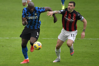 AC Milan Alessio Romagnoli Romelu Lukaku Inter