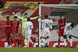 Liverpool crasht in Champions League op Madrileense muur Thibaut Courtois