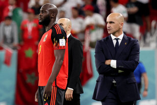 Romelu Lukaku et la Belgique face à la Croatie au Mondial