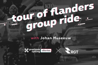 Participez au quatrième défi des Proximus Cycling eSeries en compagnie de Johan Museeuw