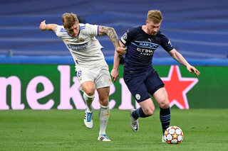 Le Real Madrid contre Manchester City