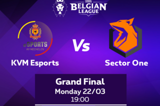 Sector One rejoint KVM Esports en finale de la Belgian League