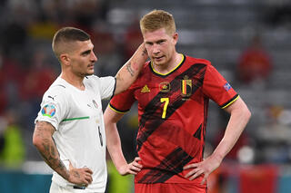 La Belgique s'est inclinée contre l'Italie en quart de finale de l'Euro 2020
