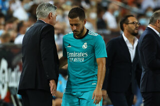 Eden Hazard est à nouveau freiné par les pépins physiques au Real Madrid.
