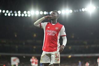 Eddie Nketiah, le héros du triplé qui pourrait bientôt disparaître à Arsenal