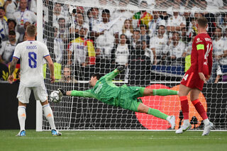 Thibaut Courtois Real Madrid Champions League Liverpool