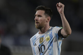 Lionel Messi dispute la Finallisima avec l'Argentine contre l'Italie