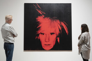 autoportrait d'Andy Warhol