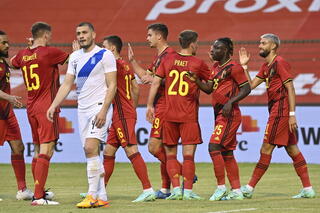 Plusieurs Diables Rouges ont marqué des points lors du match amical contre la Grèce.
