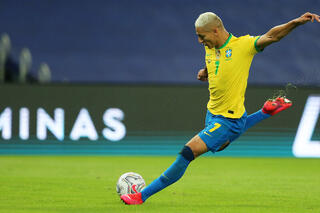 Richarlison of Brazil in action during the Copa América 2021