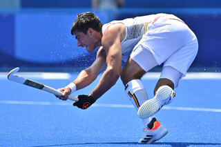 Le triplé d'Alexander Hendrickx a permis aux Red Lions de s'imposer contre le rival hollandais