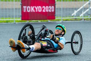 Maxime Hordies en cyclisme sur route aux Jeux Paralympiques