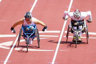 Peter Genyn sur le 100m aux Jeux Paralympiques de Tokyo