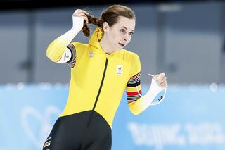 La patineuse de vitesse sur glace Sandrine Tas participe à ses premiers Jeux Olympiques d'hiver