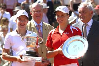 Kim Clijsters Justine Henin Roland Garros