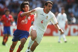 Le Belgo-Bosnien Gordan Vidovic évoluant avec les Diables Rouges lors de la Coupe du monde 1998