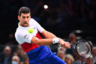 Djokovic au Rolex Paris Masters