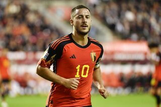 Eden Hazard avec la Belgique