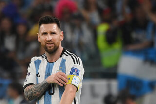 Lionel Messi face aux Pays-Bas