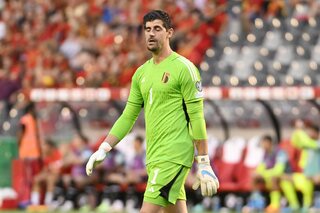 Thibaut Courtois avec les Diables Rouges