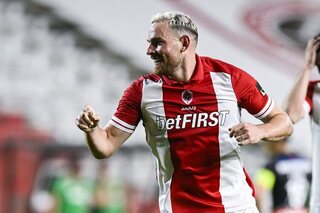 Beresterke Vincent Janssen zet Royal Antwerp FC weer op de rails