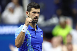 Novak Djokovic à l'US Open
