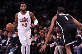 Donovan Mitchell Cleveland Cavaliers Brooklyn Nets Paris Game