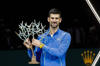 Djokovic au Rolex Paris Masters