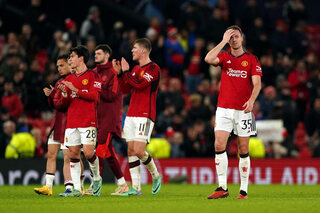 Manchester United Champions League uitgeschakeld
