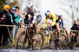 Wout van Aert Mathieu van der Poel Wereldbeker veldrijden Maasmechelen