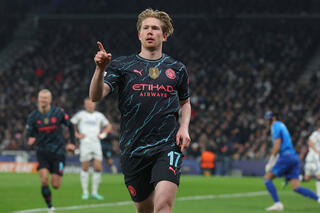 Kevin De Bruyne avec Manchester City contre Copenhague en Ligue des champions