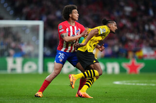 Axel Witsel avec l'Atlético Madrid contre Dortmund