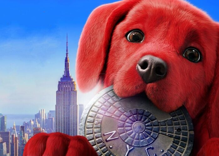 Clifford Red Dog': een grote rode hond ravage aanricht in New York