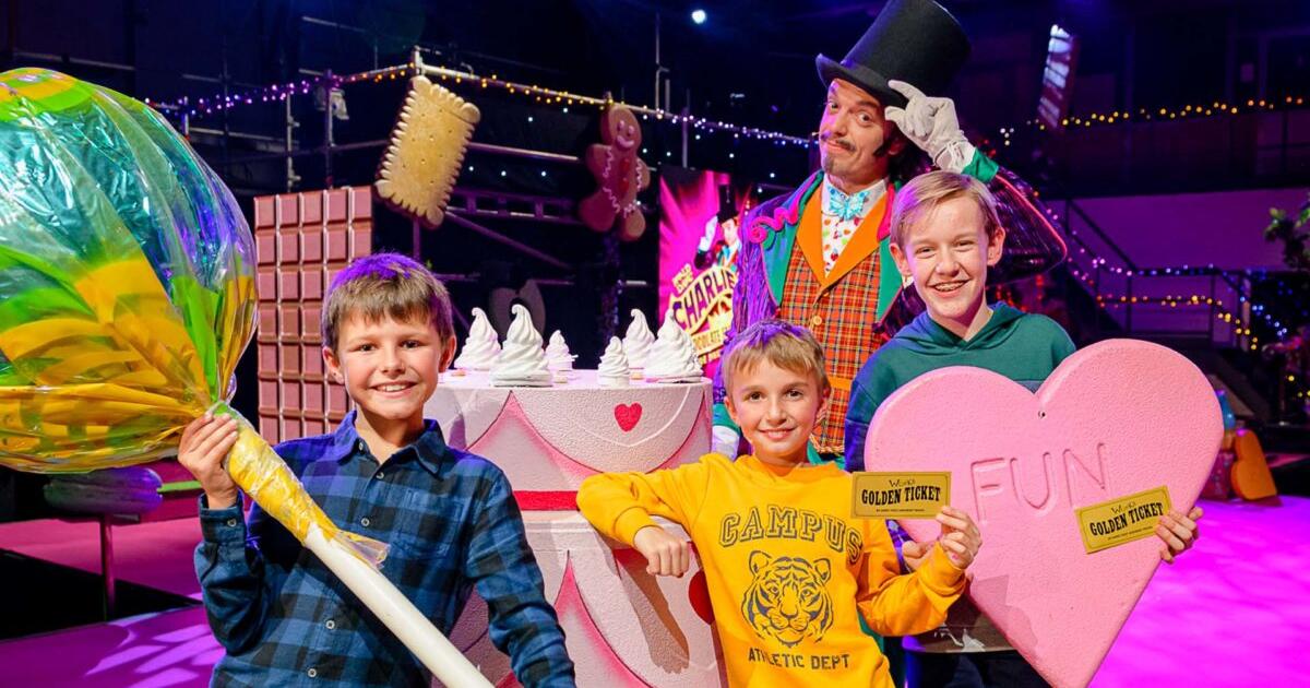 Senn, Mauro en Viktor zijn Charlie Bucket in ‘Charlie and the Chocolate