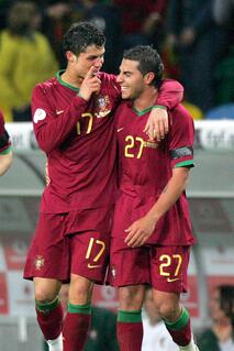 Cristiano Ronaldo en Ricardo Quaresma