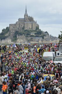 In 2016 mocht de Mont Saint Michel de Tourstart verwelkomen