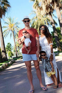 Thomas Meunier en gezin