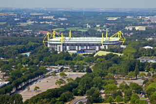 Het Signal Iduna Park of de arena van de gevreesde Gele Muur