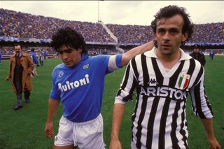 Napoli - Juventus: ooit dé clash in Italië tussen Diego Maradona en Michel Platini