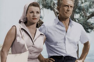 SENTA BERGER & KIRK DOUGLAS