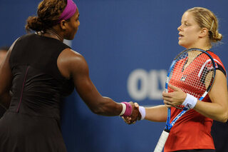 Clijsters versloeg Venus en Serena Williams