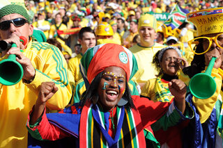 Le Soccer City, ou l’histoire de l’Afrique du Sud condensée dans un stade