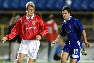 One day, one goal: David Beckham scoort zijn eerste goal voor Manchester United